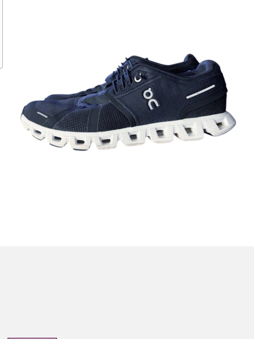 On Running Men's Cloud 7.5 Sneakers - Navy and White Women Size 9